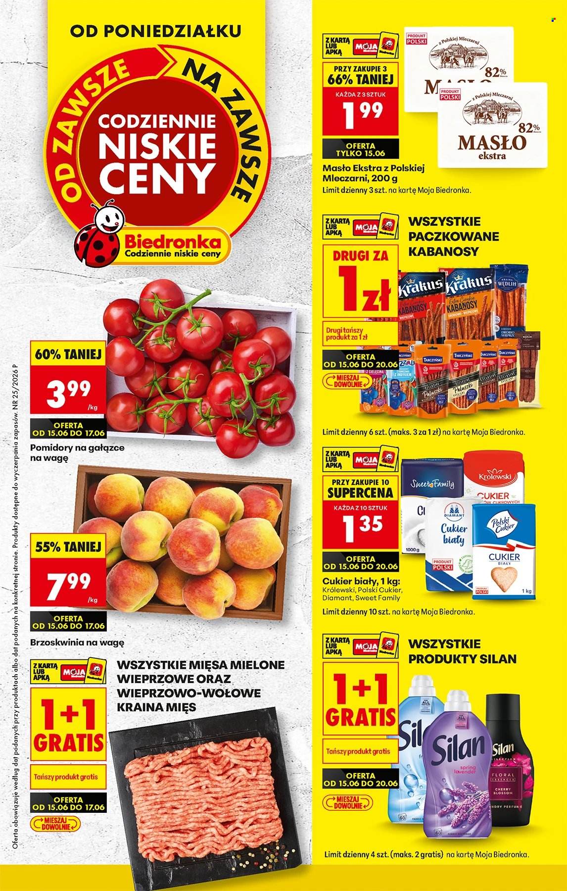 Gazetka Biedronka - 15.06.2026 - 20.06.2026. Strona 1