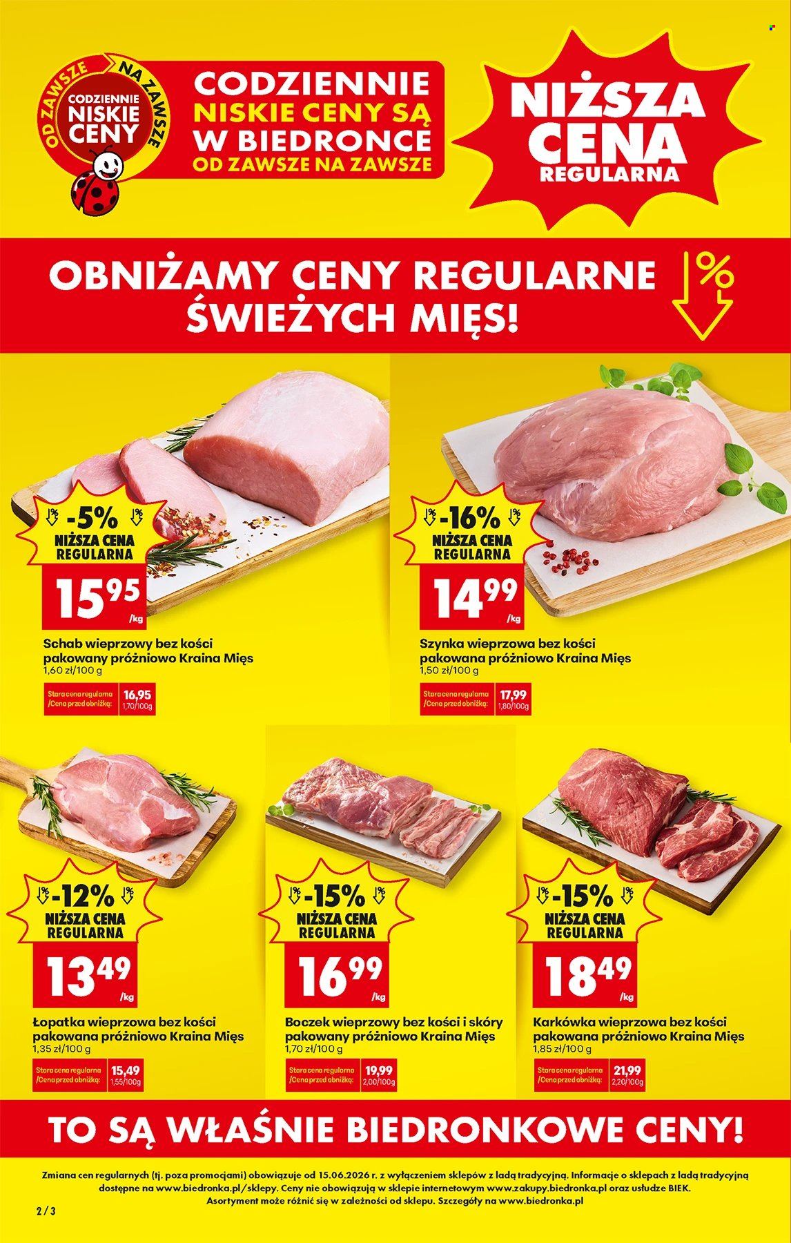 Leták Biedronka - 15.6.2026 - 20.6.2026. Strana 2