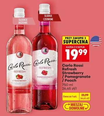 Carlo Rossi Refresh Strawberry / Pomegranate / Peach