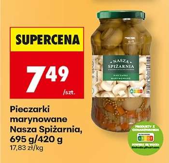 Pieczarki marynowane Nasza Spiżarnia, 695 g/420 g