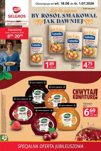 Gazetka Selgros - 18.06.2026 - 1.07.2026.