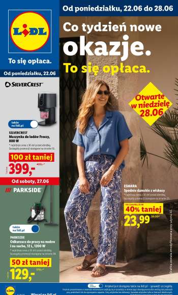 Gazetka Lidl - 22.06.2026 - 27.06.2026.