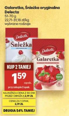 Galaretka, Śnieżka oryginalna Delecta