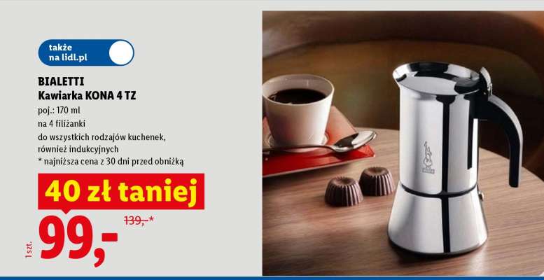 BIALETTI Kawiarka KONA 4 TZ