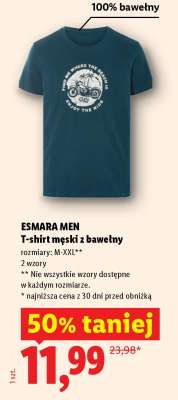 ESMARA MEN T-shirt męski z bawełny