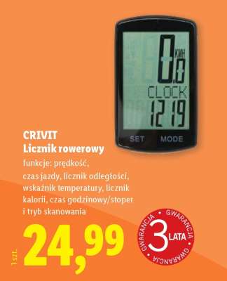 CRIVIT Licznik rowerowy