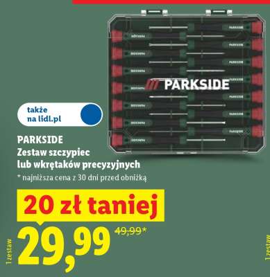 PARKSIDE Zestaw szczypiec lub wkrętaków precyzyjnych