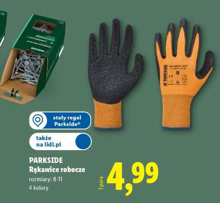 PARKSIDE Rękawice robocze