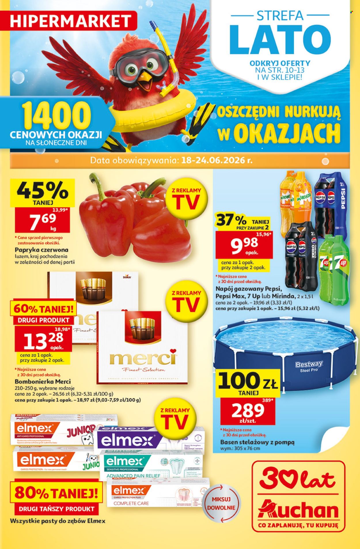 Gazetka Auchan - 18.06.2026 - 24.06.2026. Strona 1