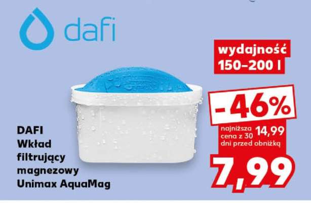 DAFI Wkład filtrujący magnezowy Unimax, AquaMag