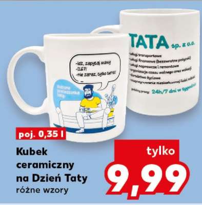Kubek ceramiczny na Dzień Taty