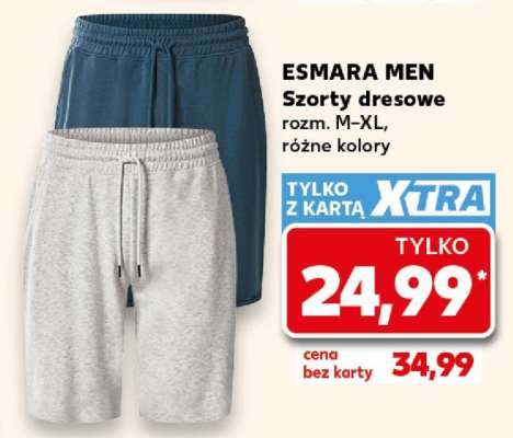 ESMARA MEN Szorty dresowe