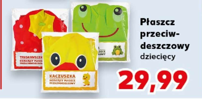 Płaszcz przeciwdeszczowy dziecięcy