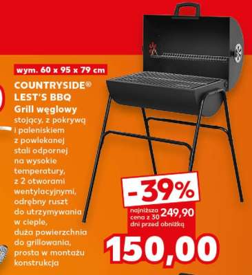 COUNTRYSIDE® LEST’S BBQ Grill węglowy