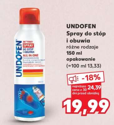 UNDOFEN Spray do stóp i obuwia