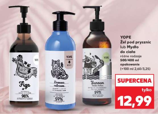 YOPE Żel pod prysznic lub Mydło do ciała