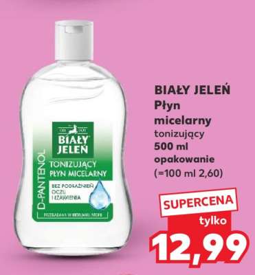 BIAŁY JELEŃ Płyn micelarny tonizujący 500 ml opakowanie