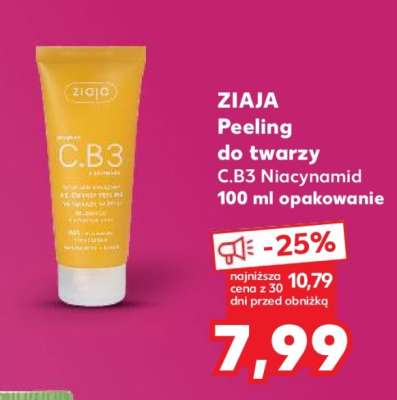ZIAJA Peeling do twarzy C.B3 Niacynamid 100 ml opakowanie