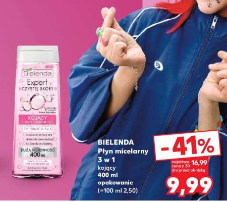 BIELENDA Płyn micelarny 3 w 1 kojący 400 ml opakowanie (=100 ml 2,50)