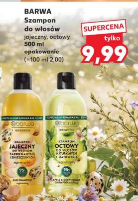 BARWA Szampon do włosów jajeczny, octowy 500 ml opakowanie