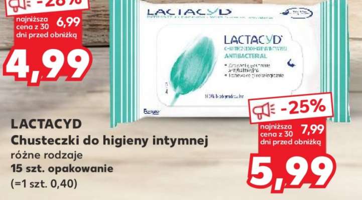 LACTACYD Chusteczki do higieny intymnej