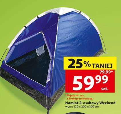 Namiot 2-osobowy Weekend