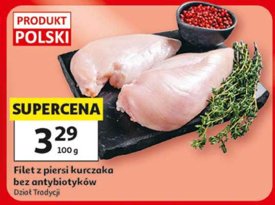 Filet z piersi kurczaka bez antybiotyków