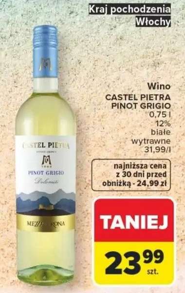 CASTEL PIETRA PINOT GRIGIO