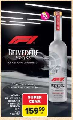 Wódka BELVEDERE ORGANIC F1 LIMITED EDITION
