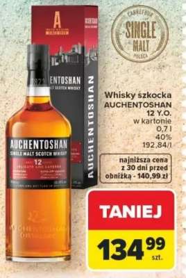 Whisky szkocka AUCHENTOSHAN