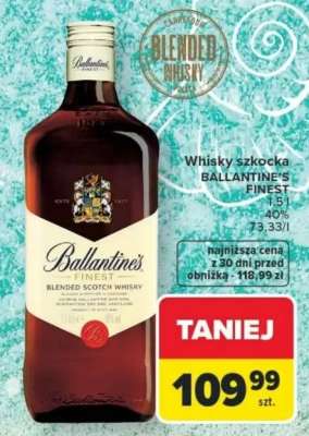 Whisky szkocka BALLANTINE'S FINEST