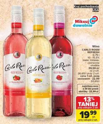 Wino Carlo Rossi Refresh