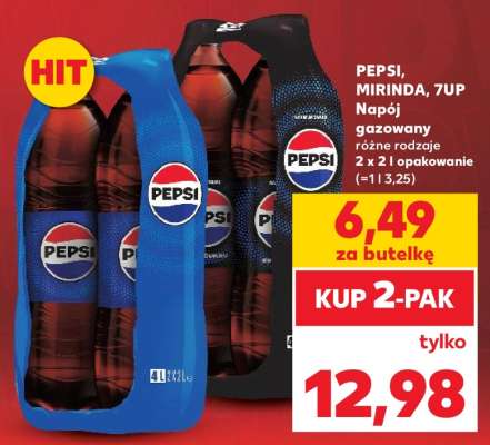 PEPSI, MIRINDA,7UP Napój gazowany
