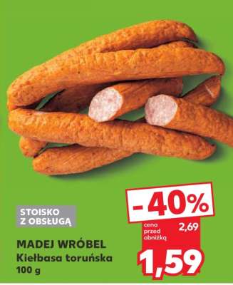 MADEJ WRÓBEL Kiełbasa toruńska 100 g