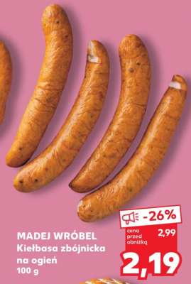 MADEJ WRÓBEL Kiełbasa zbójnicka na ogień 100 g