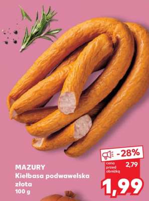 Kiełbasa podwawelska złota