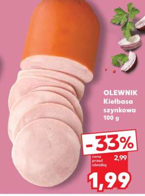 OLEWNIK Kiełbasa szynkowa 100 g