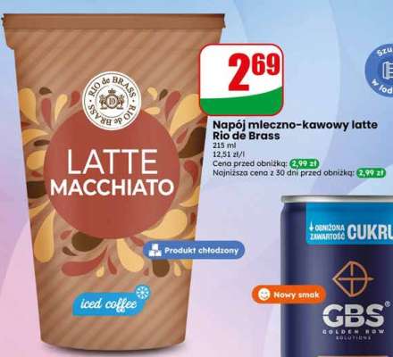 Napój mleczno-kawowy Latte Rio de Brass