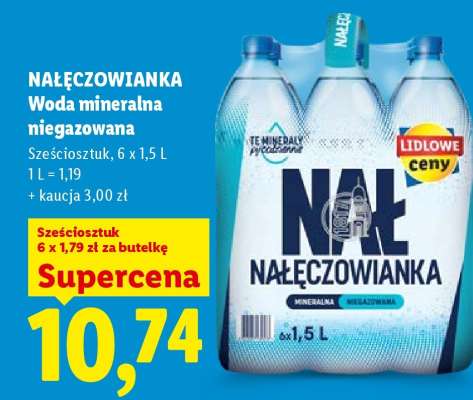 NAŁĘCZOWIANKA Woda mineralna niegazowana**