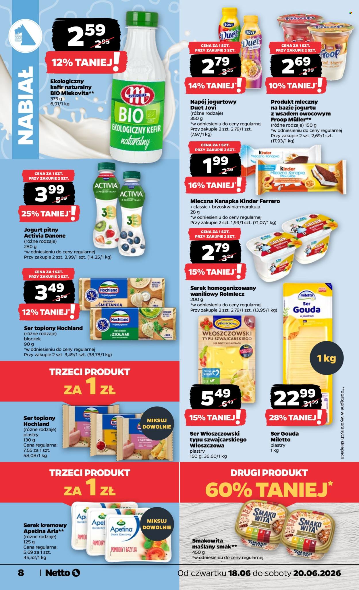 Leták Netto - 18.6.2026 - 20.6.2026. Strana 8
