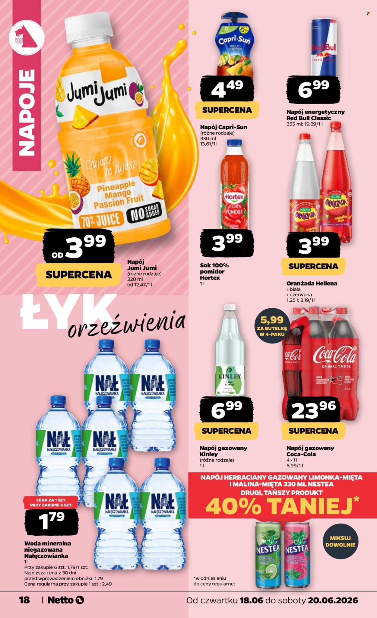 Leták Netto - 18.6.2026 - 20.6.2026. Strana 18