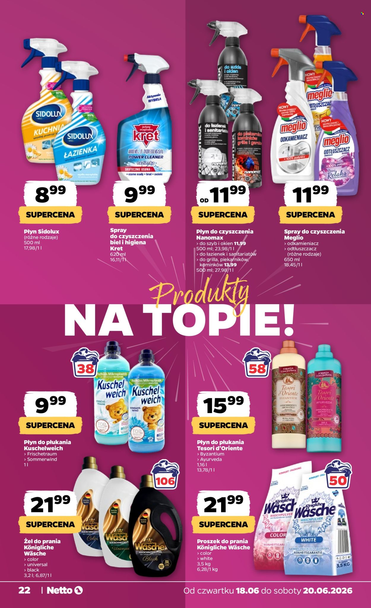 Leták Netto - 18.6.2026 - 20.6.2026. Strana 22