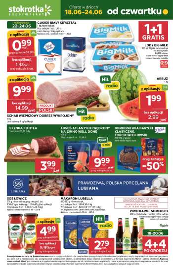 Gazetka Stokrotka Supermarket - 18.06.2026 - 24.06.2026.