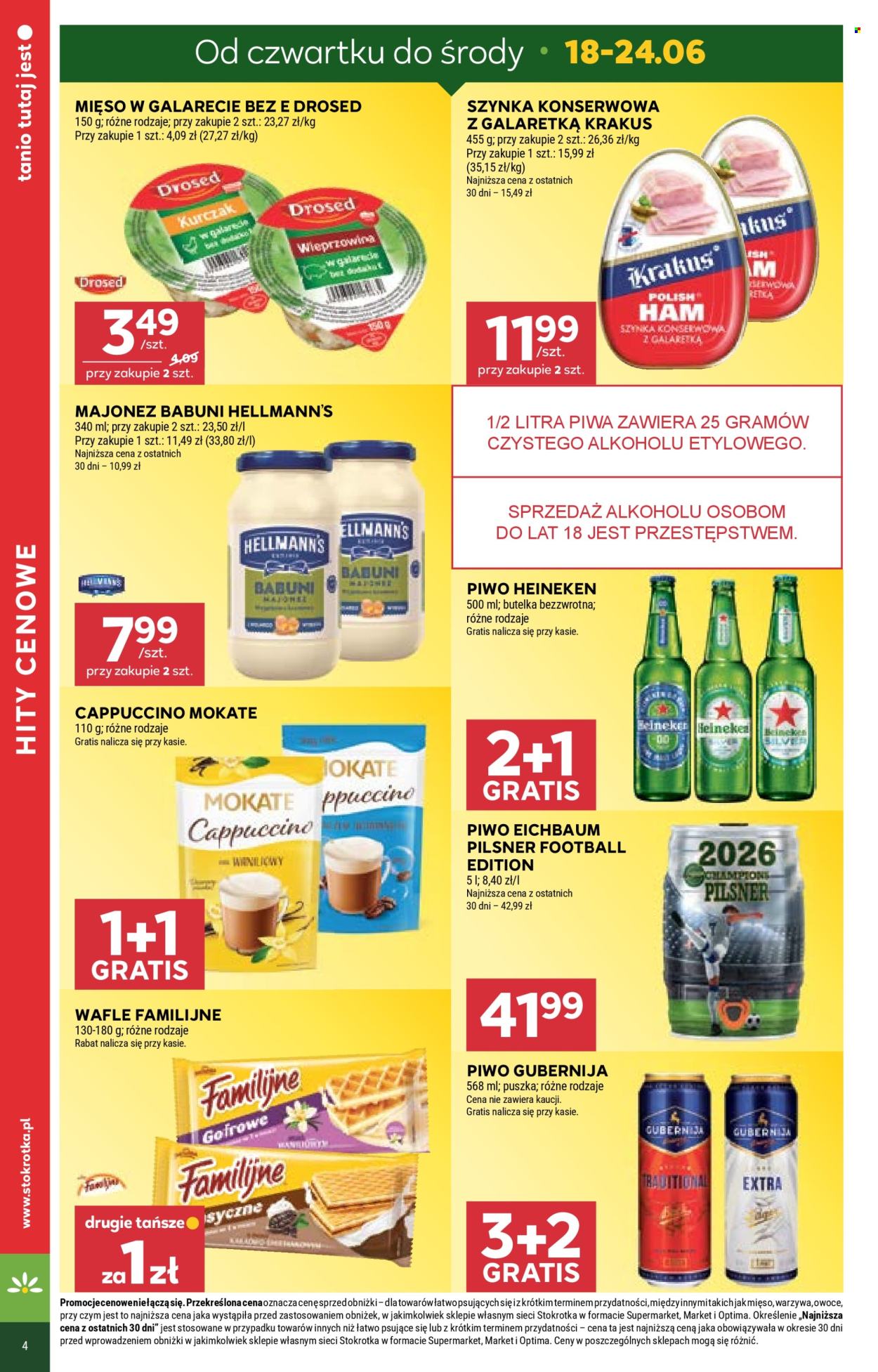 Leták Stokrotka Supermarket - 18.6.2026 - 24.6.2026. Strana 4