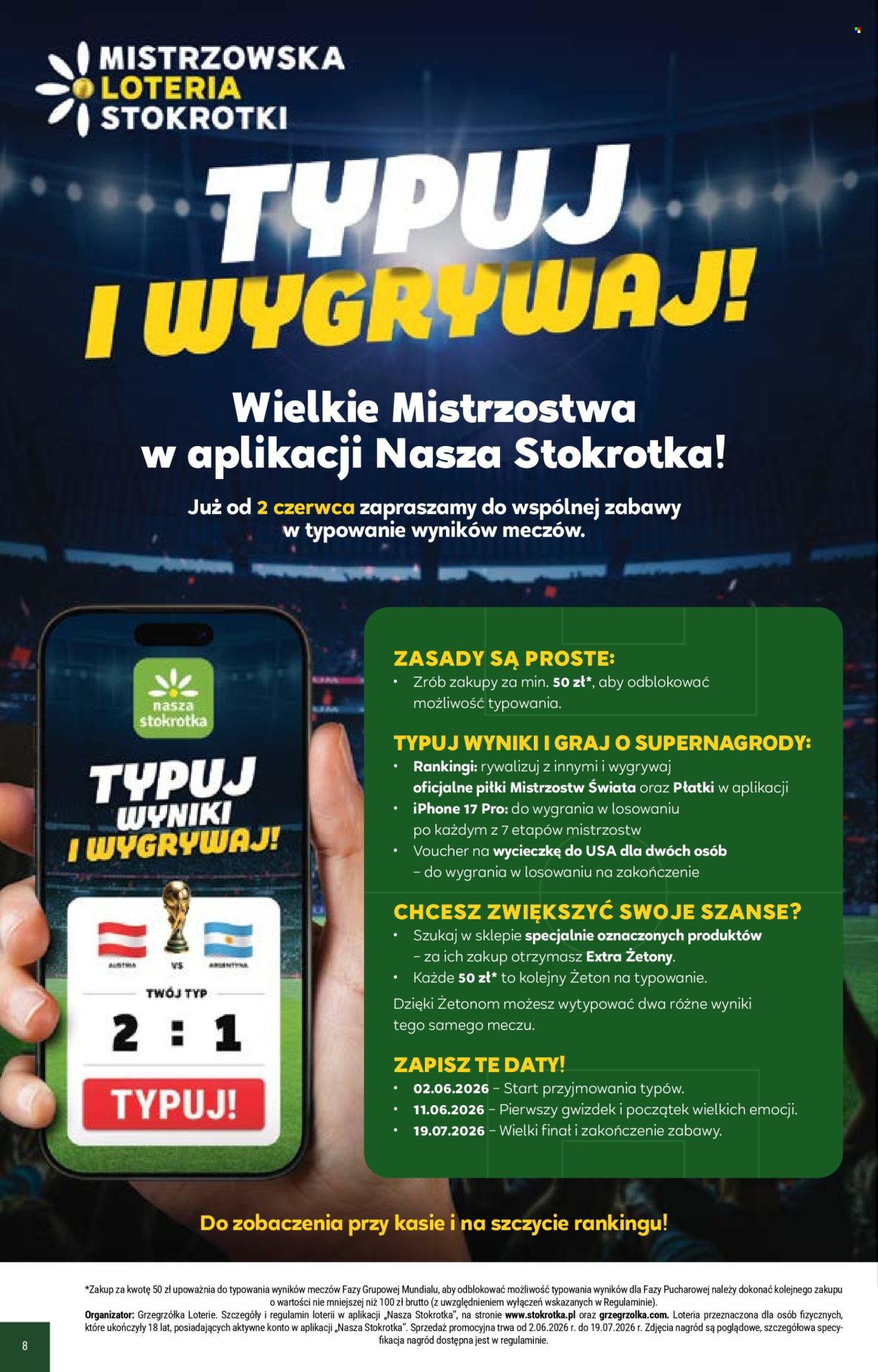 Leták Stokrotka Supermarket - 18.6.2026 - 24.6.2026. Strana 8