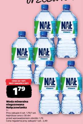 Woda mineralna niegazowana Nałęczowianka