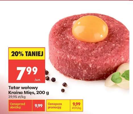 Tatar wołowy Kraina Mięs 200 g