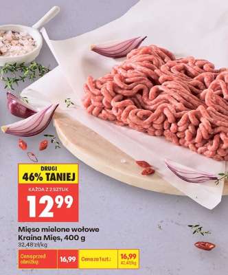 Mięso mielone wołowe Kraina Mięs , 400 g