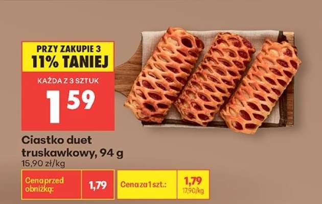 Ciastko duet truskawkowy 94 g