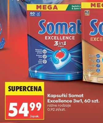 Kapsułki Somat Excellence 3w1, 60 szt.
